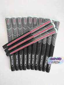 1pc/Set High-Quality Golf Club Grips, Standard Mid-Size, Made Of Rubber Material With Anti-Slip Design, Suitable For Driver And Irons - Multicolor 1 - View 1