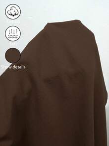 SHEIN Holidaya 女士夏季新款亚麻休闲抽绳卷边短裤，采用亚麻纹理面料，搭配弹性腰抽绳设计和卷边细节，打造轻松时尚的造型，适合日常外出、度假或轻度休闲场合，是一款百搭的休闲抽绳短裤，卡其色优质长裤，宽松修身长裤。 - 棕色 - 查看 7