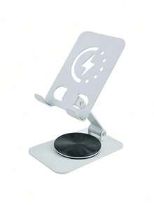 Soporte de metal giratorio multifuncional con enfriamiento, plegable, elevador de escritorio para tablet y teléfono, soporte portátil para transmisión en vivo - Varios - Ver 7