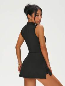 SHEIN Dewbera Váy Thể thao Nữ - màu đen - Xem 6