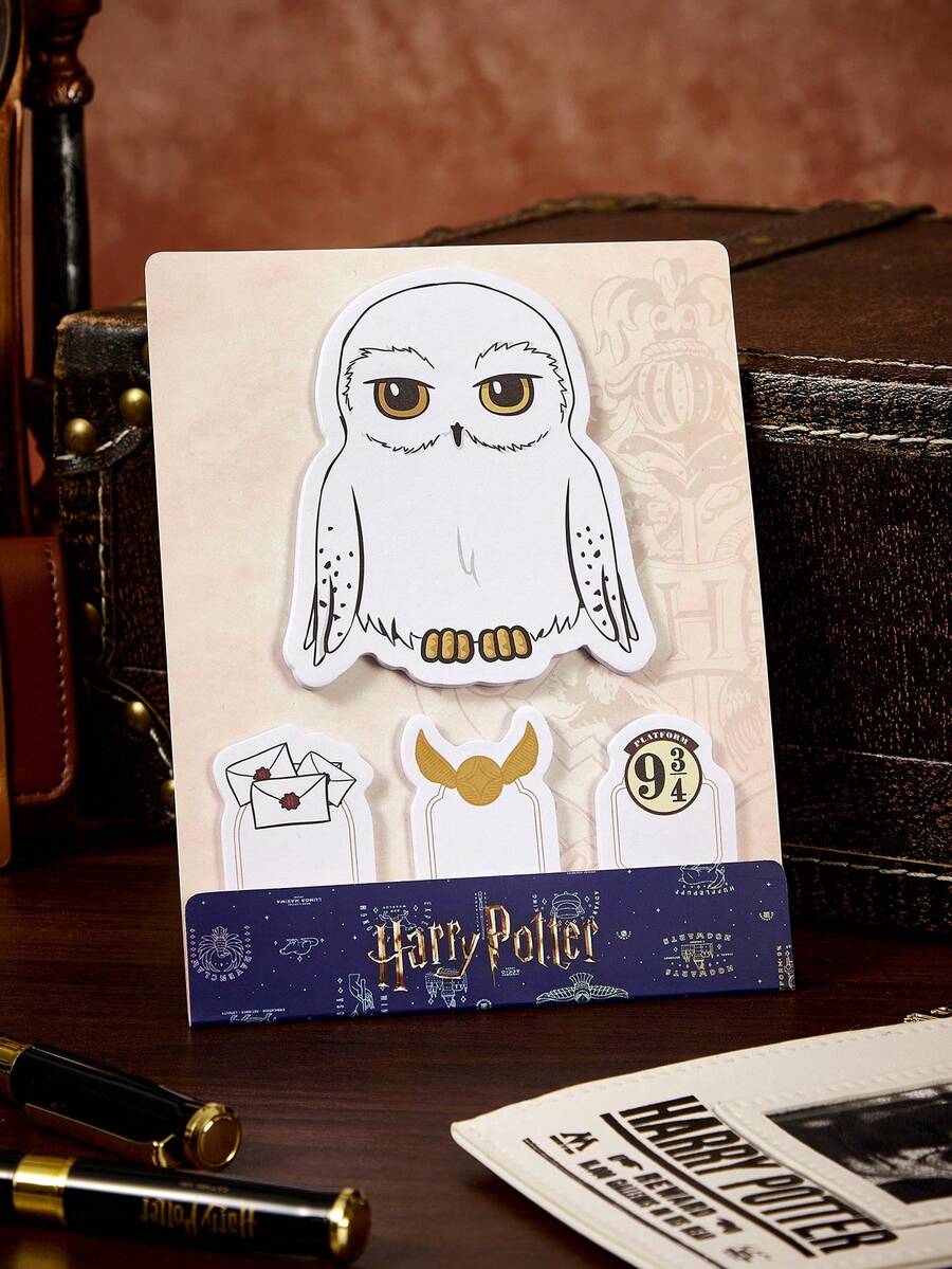 HARRY POTTER X SHEIN 記事本、記事本、可愛記事本、寫備忘錄頁標記、辦公室學校用品創意禮物 - 均碼 - 查看 1