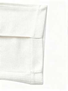 Manfinity Homme Men's Casual Turndown Collar Short Sleeve Polo Shirt And Pants, Summer Commuting Outfit - White - View 7