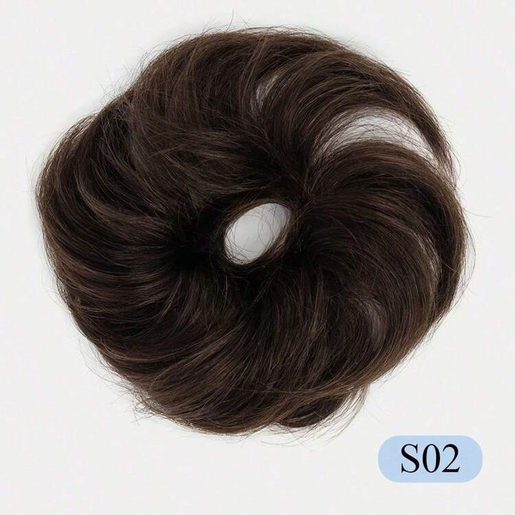 Tóc giả búi rối, tóc nối uốn lượn, tóc búi xoăn, tóc nối kiểu chignon, tóc giả búi xoăn sóng cho nữ kèm dây chun, phụ kiện tóc búi, tóc nối búi dày rối cho nữ, tóc giả búi dày cho nữ, tóc giả búi dày cho lễ hội, quà tặng - Nhiều màu - Xem 27