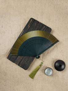 Zazumi 1/2Pcs Foldable Fan Hand Held Fan With Tassel For Outdoor Travel Dancing Performance Cheongsam Dressing Accessories Photo-Taking Props Best - fan - View 21