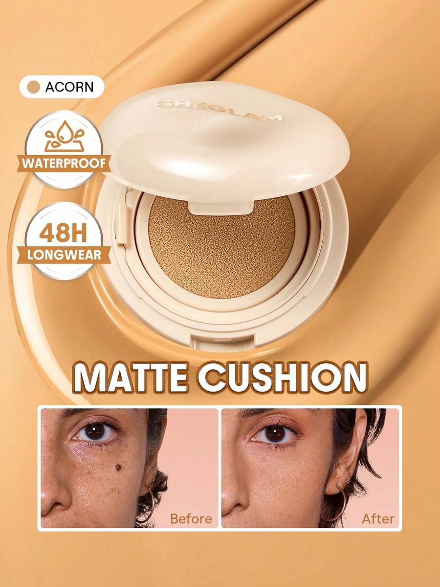 SHEGLAM Lock & Go Long-Lasting 氣墊粉餅-Acorn - Acorn - 查看 1