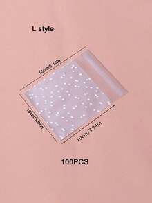 100pcs Polka Dot Pattern Gift Bag Simple Practical Multifunctional Different Sizes To Choose For Wedding Graduation Wrap Back To School Packing Supplies - Multicolor - View 16