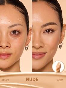 SHEGLAM Hideaway HeltäCkande Concealer-Nude FäRgkorrektor Uppljusare Och Highlighter MäRke SköNhet Smink Kosmetika FöR Kvinnor Och Flickor Perfekt FöR Sommar VåR Idealisk FöR Y2K Elegant Mode Passande FöR FöDelsedag Mors Dag GåVa Fest Klar BäSt FäRg - Naken - Visa 2