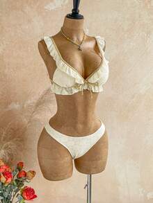 Soleia Bộ Bikini Nữ - Màu be - Xem 5