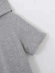 SHEIN 3 st/set Tween Boy Enfärgad Huvad Casual Stickad Tröja - Multifärgad - Visa 3