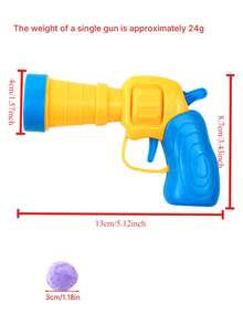 Fun Diy Pet Plush Interactive Toy Set, Launcher Training Toy Gun For Cats & Dogs, Indoor Exercise Boredom Relief ‑Play Toys, Bonding Enhancer, Silent High‑Elastic Fur Balls, Radish Bow, Plant‑Shaped Gun, Telescopic Fist Toy, Random Color. - Multicolor - View 3