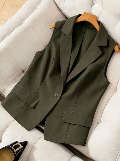 GlowEve CURVE Áo blazer nữ size lớn phong cách thường ngày thoải mái thanh lịch