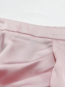 GlowEve CURVE Chân váy xếp ly dáng ôm màu trơn cỡ lớn, thích hợp cho mùa xuân/hè. - Hồng - Xem 5