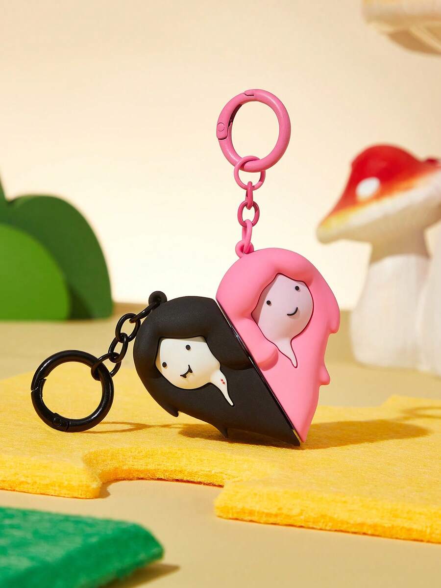 ADVENTURE TIME X SHEIN Three-Dimensional Creative Bag Hanger, Keychain, Gift - Multicolor - View 1