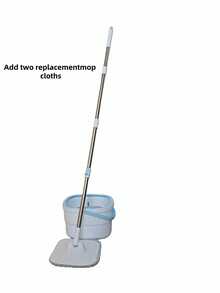 Cây lau nhà xoay dễ dàng 360 độ, cán dài lau sàn ướt khô cho gia đình, nhà bếp, phòng tắm, đồ dùng vệ sinh nhà cửa, hệ thống lau nhà nhanh khô hiệu quả - mặc định - Xem 17
