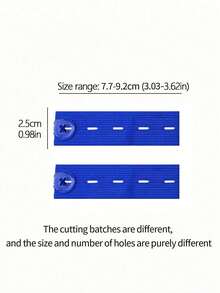 2/3/4/5pcs Elastic Waist Extender,Waistband Extender Buckle, Elastic Adjustable Pants Extension,Pants Button Extension Belt, Maternity Pants Stretch Button, Adjustable Button Extension Buckle, Suitable For Men And Women - Blue - View 9