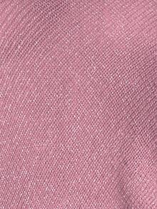 MUSERA Poncho de Tricô com Decote Assimétrico e Ombros à Mostra, Bainha Assimétrica, Verão Sexy, Saída, Praia, Férias, Ibiza, Clube, Febre Tropical - Rosa Bebê - Visão 6