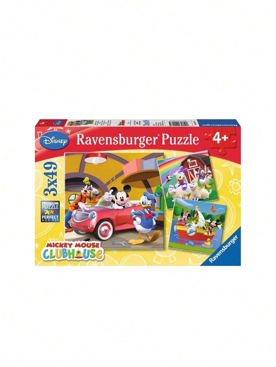 Ravensburger نادي ميكي 3x49p - متعدد الألوان - مشاهدة 1