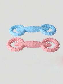 1 pieza Juguete para masticar para mascotas con anillo para tirar, palo para morder juguete interactivo para perros - Multicolor - Ver 10