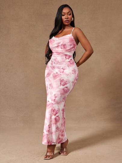 Radiana Plus Size Women's Spring&Summer Swimsuit Vacation Bohemian BOHO Sea Beach Hot Outdoor Richly Layered Wedding Season Banquet Coming Of Age Ceremony Beach Seaside Festival Old Money Wedding Engagement Coming Of Age Ceremony Women's Luxury Party Floral Print Dress, Ideal For Spring Summer Swimsuit Swimwear Swim Vacation Bohemian BOHO Sea Beach Hot Outdoor Richly Layered Wedding Season Banquet Coming Of Age Ceremony Beach Seaside Festival, Valentine's Day,Graduation,Teacher Outfits For Women