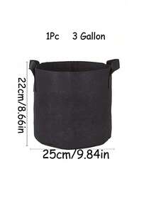 1-5 chiếc 1-10 gallon vải không dệt dày chịu lực có tay cầm túi trồng cây đa năng chậu vải cho làm vườn trong nhà ngoài trời rau củ hoa thảo mộc cây cảnh quà tặng ngày lễ giáng sinh vật dụng làm vườn thùng trồng cây túi trồng ý tưởng quà tặng bút, bút, đồ dùng học tập - màu đen - Xem 12