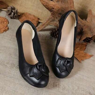 Zapatos De Plataforma De Cuña Para Mujer