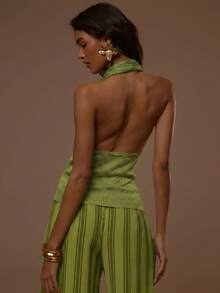 MUSERA Women Knit Tops - Lime Green - View 3