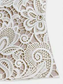 GlowEve Women's Elegant Beige Summer Tea Party Floral Camisole,Spaghetti Strap Fitted Waist Date Commute Minimalist Beachwear Luxury Fashion Top - Multicolor - View 3