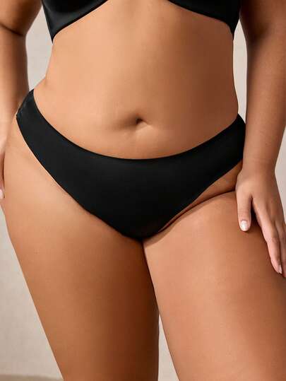 Veilyse 5 Cặp quần lót lọt khe không đường may cỡ lớn cho nữ, mềm mại & thoải mái, viền hình sò, thích hợp làm quà tặng ngày lễ tình nhân hoặc Giáng sinh "1XL-4XL"