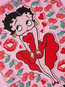 Betty Boop x SHEIN Anti-Drop Protective Plate Protective Case - Multicolor - View 6