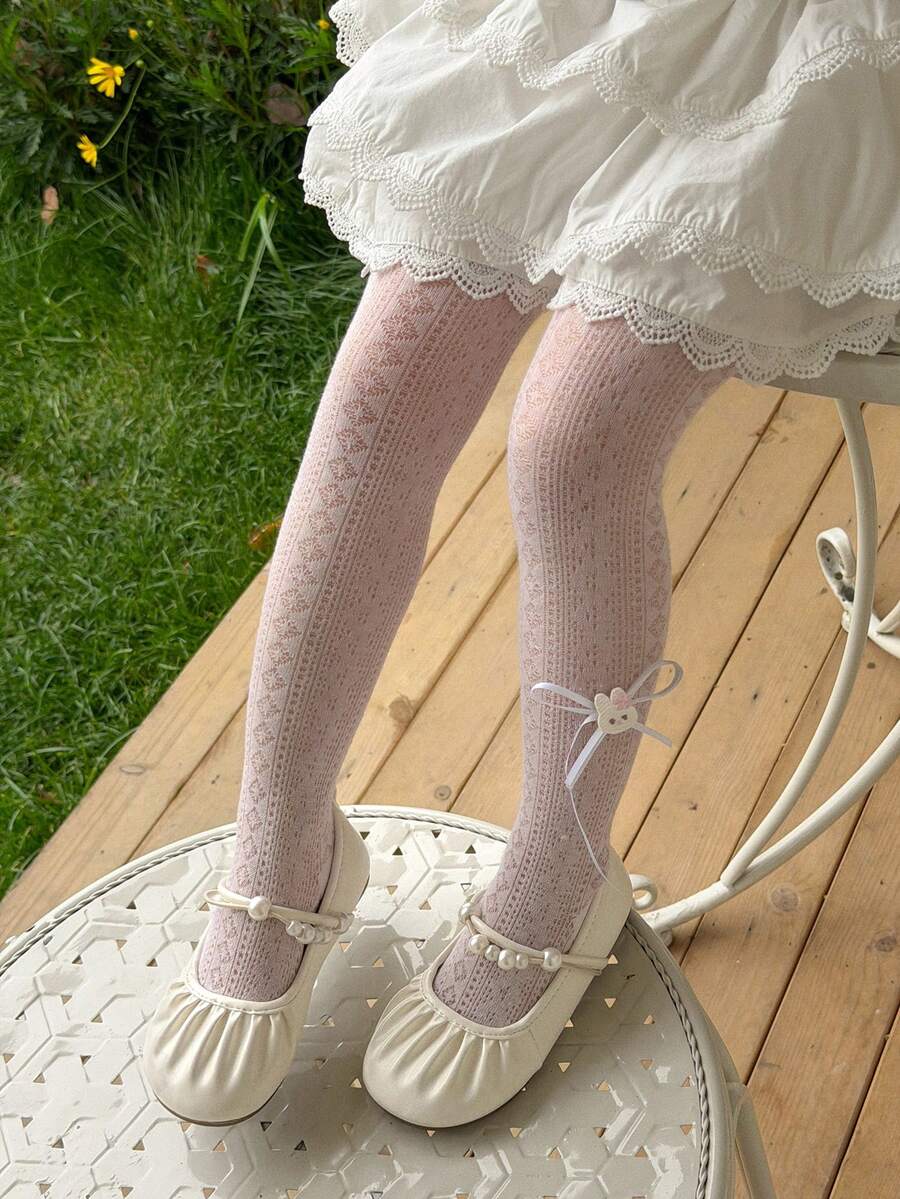 DAZY Quần Legging Bé Gái - Hồng - Xem 1