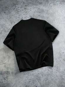 Sport MetroGents Men's Casual Versatile Fashion T-Shirt, Comfortable For Summer, Gym, Holiday - Black - View 3