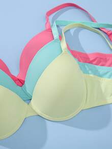 DesireSculpt 7pcs/Set Women's Underwire Bra Set - Multicolor - View 4