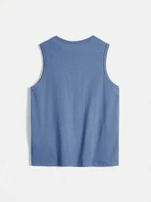 Tween Boys Casual Solid Color Knit T-Shirt - Army Green - View 14
