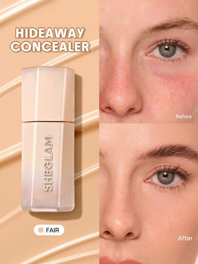 SHEGLAM Hideaway Corrector de Cobertura Total-Fair Corrector de Color e Iluminador Marca Belleza Maquillaje Maquullaje Cosmética para Mujeres Niñas Perfecto para Invierno Primavera Verano Ideal para Y2K Elegante Moda Adecuado para Cumpleaños Día de la Madre Regalo Fiesta Listo Mejor Color