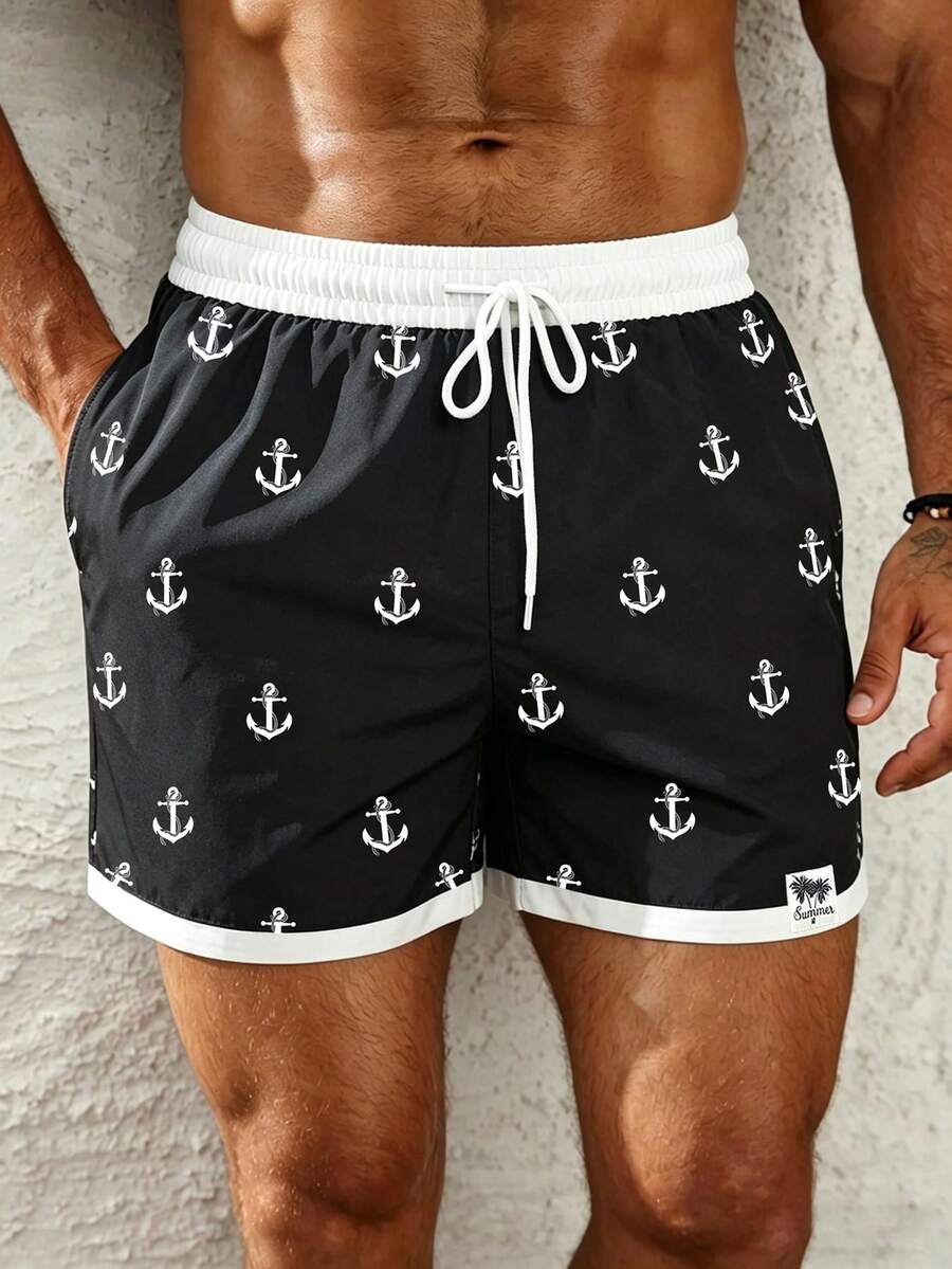 Manfinity KASUA Men Beach Shorts - Multicolor - View 1