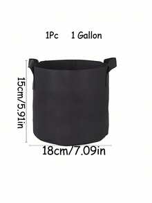 1-5 chiếc 1-10 gallon vải không dệt dày chịu lực có tay cầm túi trồng cây đa năng chậu vải cho làm vườn trong nhà ngoài trời rau củ hoa thảo mộc cây cảnh quà tặng ngày lễ giáng sinh vật dụng làm vườn thùng trồng cây túi trồng ý tưởng quà tặng bút, bút, đồ dùng học tập - màu đen - Xem 15