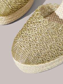 Styleloop Giày cao gót đế xuồng dệt từ dây gai dầu và rơm, quai ngang mắt cá chân màu vàng, giày sandal đế xuồng kiểu Boho phù hợp cho đi chơi, nghỉ mát, hẹn hò hàng ngày, đi biển, du lịch, phong cách thường ngày với giày nữ. - Vàng - Xem 8