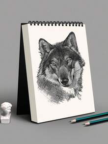 1 包 30 张、素描本、顶级螺旋装订素描本、无酸艺术素描本艺术绘画书写纸，适合成人初学者艺术家、返校、学校用品、素描本、绘画本、儿童玩具情人节、情人节婚礼、 - 黑色 - 查看 2