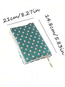 Muroi Mono 1 pieza 5 estilos de cubiertas de libros de tela multicolor, estilo Ins fresco con lunares y rayas, fundas de libros de algodón coloridas y lindas, adecuadas para libros de tamaño A5, protección de libros - Multicolor - Ver 15