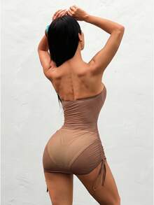 Swim Glamine Áo che Nữ - màu nâu - Xem 1