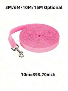 1pc Waterproof Dog Leash PVC Dog Leash Recall Long Line For Beach,Swimming,Tracking,Training Dogs Lead For Pet,Medium And Large Dogs - Rose Red - View 8