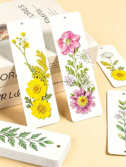 30 piezas de marcapáginas en blanco para acuarela, papel grueso de 300 g/m², suministros de arte DIY para colorear, pintura acrílica, acuarela, manualidades y marcapáginas