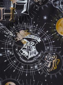HARRY POTTER X SHEIN 深色星空印花男士内裤 - 黑色 - 查看 6