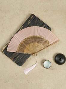 Zazumi 1/2Pcs Foldable Fan Hand Held Fan With Tassel For Outdoor Travel Dancing Performance Cheongsam Dressing Accessories Photo-Taking Props Best - fan - View 18