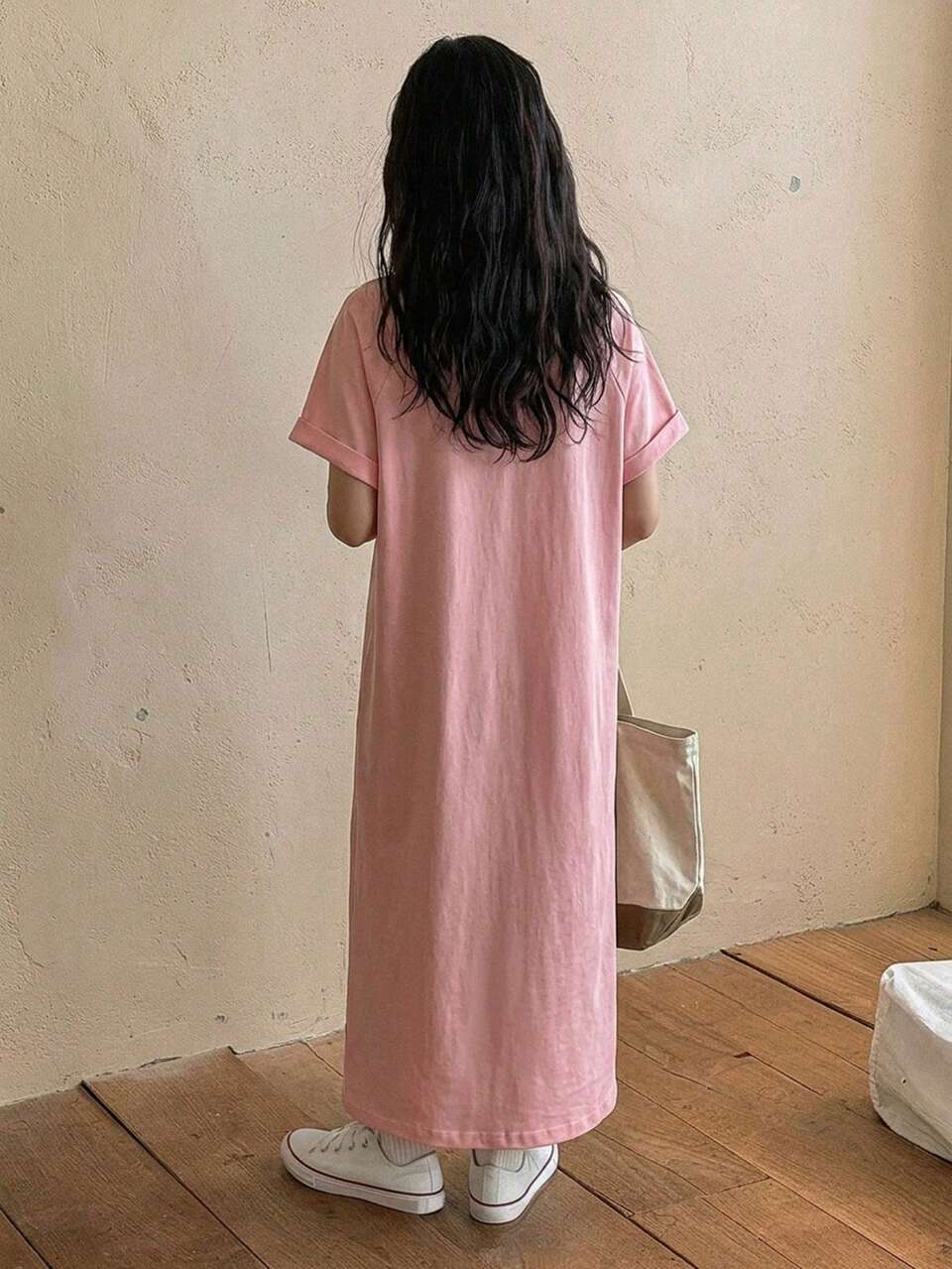 Tween Girls Raglan Sleeve Casual Dress