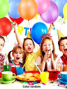 MINKOJA 10/20/30/50/100 Pieces 18-Inch Punch Balloons Heavy Duty Punch Balloons With Rubber Band Handles, Fun Bouncing Balloons For Birthday Party Decorations (Random Colors), Christmas - multicolor - View 2