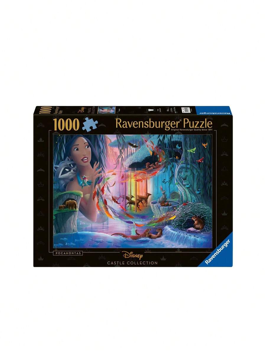 Ravensburger قلعة ديزني: بوكاهونتاس 1000 بنس - متعدد الألوان - مشاهدة 1