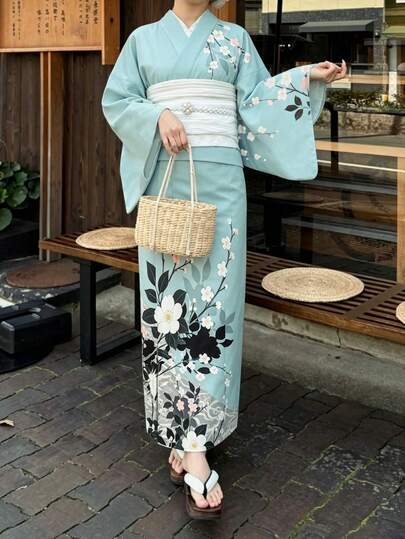 Irokai Bộ đồ ngủ Yukata Kimono in họa tiết truyền thống của phụ nữ Nhật Bản, Lễ hội mùa hè