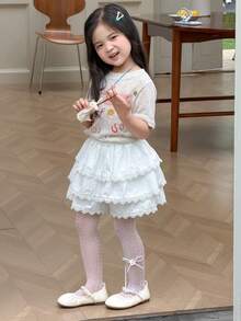DAZY Quần Legging Bé Gái - Hồng - Xem 2