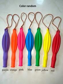 MINKOJA 10/20/30/50/100 Pieces 18-Inch Punch Balloons Heavy Duty Punch Balloons With Rubber Band Handles, Fun Bouncing Balloons For Birthday Party Decorations (Random Colors), Christmas - multicolor - View 7